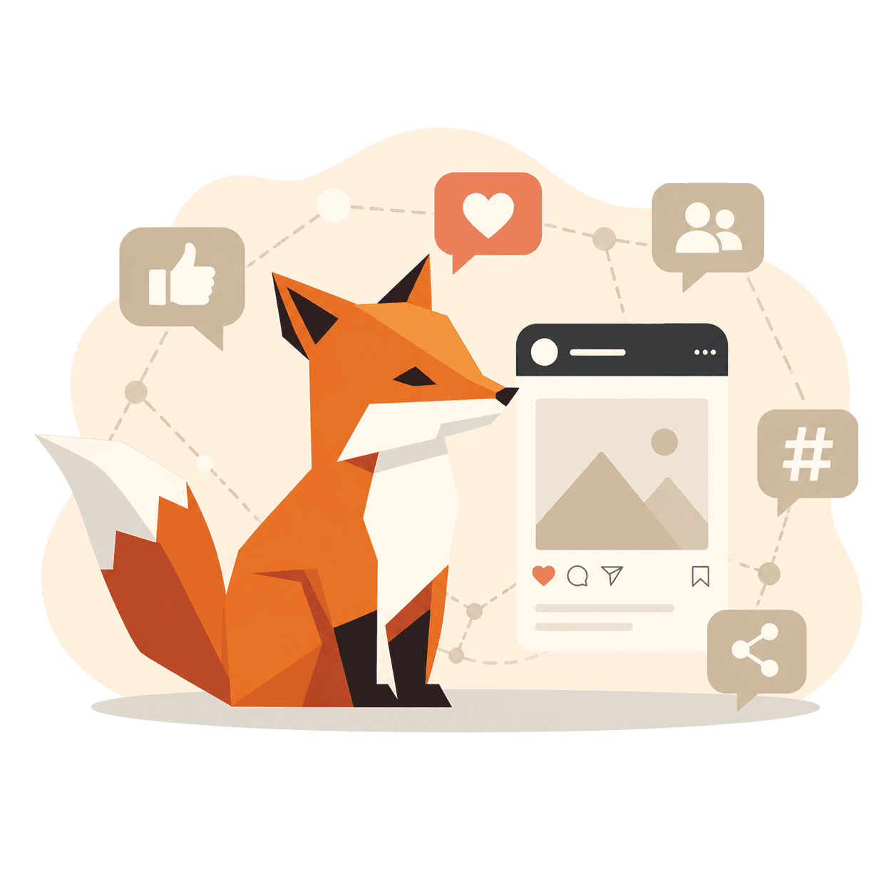 Illustration Réseaux sociaux