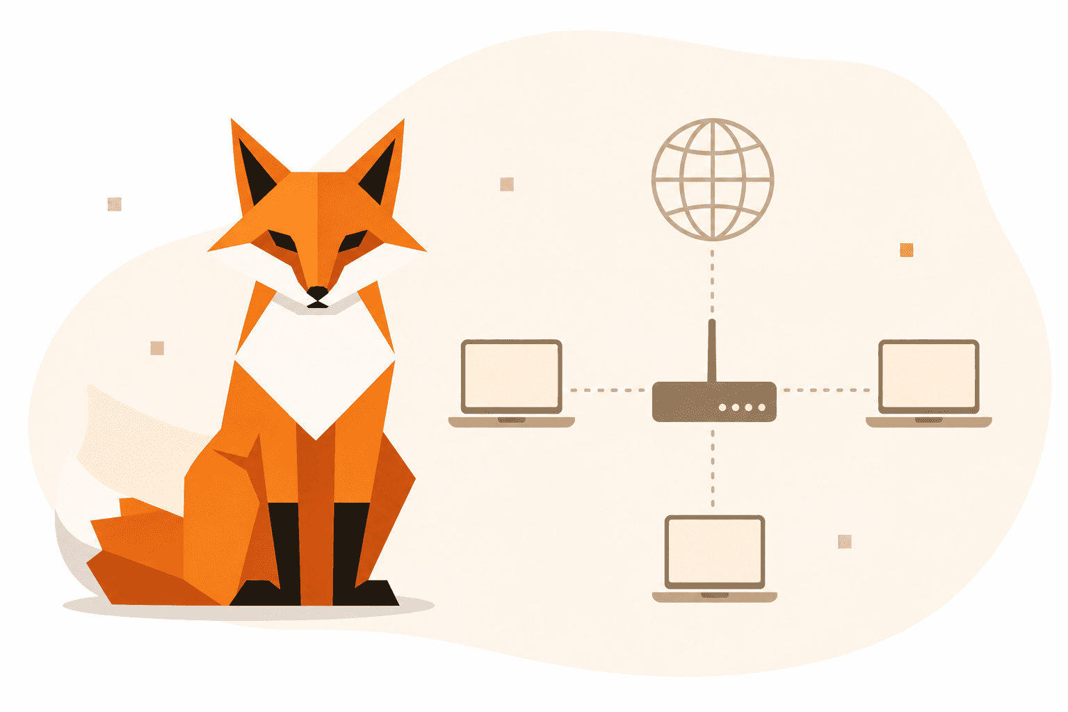 Illustration Réseaux et Internet