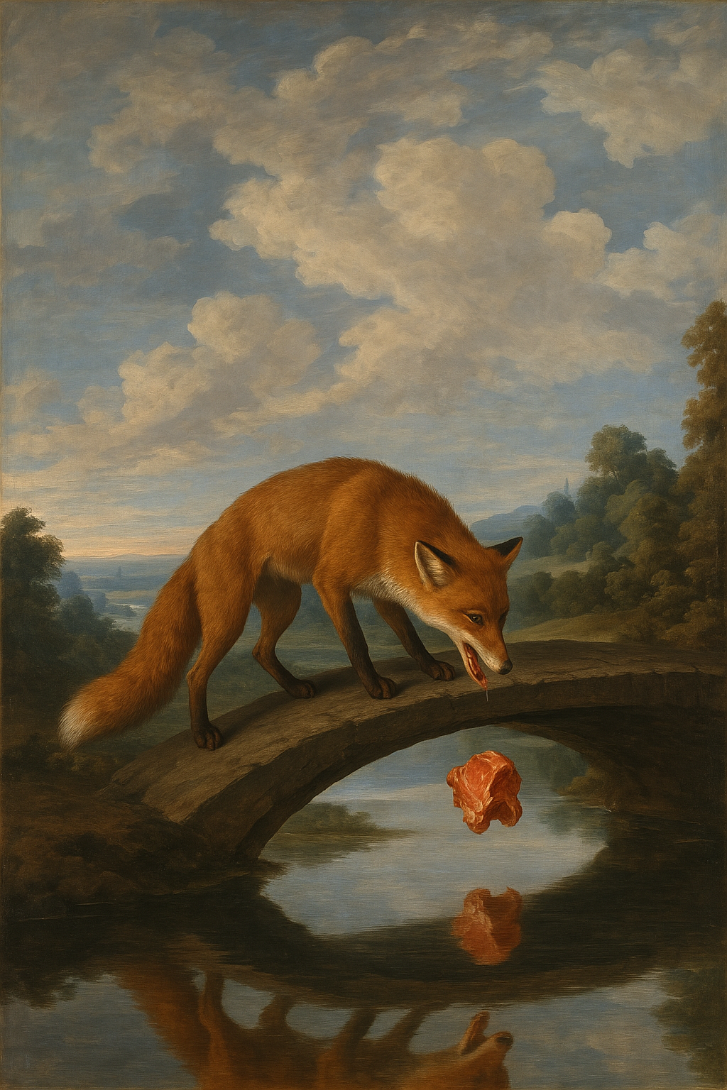 La fable du renard et de la proie