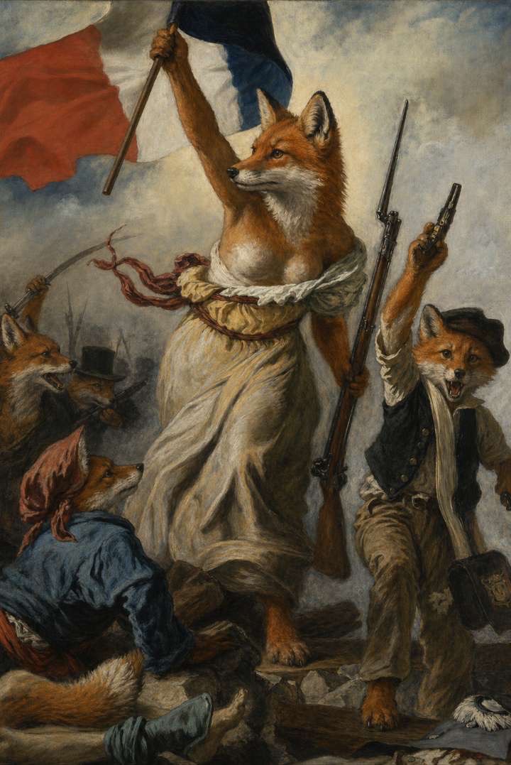 Renard-Anne, la Renarde guidant le peuple